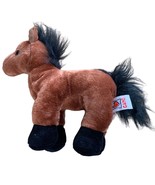 Ganz Webkinz HM101 Brown Arabian Horse 9.5 in Tall No Code Plush Stuffed... - £7.55 GBP