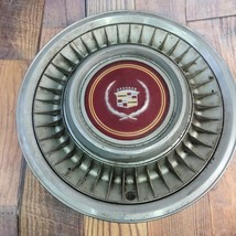 1980-1987 Cadillac Fleetwood Deville Brougham Turbine 15in Hubcap w Red ... - €72,32 EUR