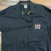 Cinch Shirt Mens XL Black Button Down Big Logo Rodeo Western Classic Cowboy - $36.24