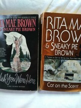 Lot of 2 PB Books by Rita Mae Brown &amp; Sneaky Pie Brown Mrs. Murphy Mystery ++ - £4.72 GBP