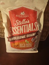 Stella&#39;s Essentials Wholesome Grains Beef &amp;Ancient Grains Recipe 3lb-NEW-SHIP24H - £15.54 GBP