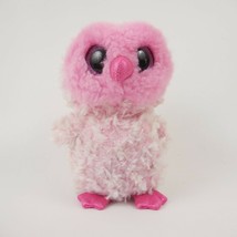 Ty Beanie Boo Pink Barn Owl Plush Twiggy 6 inch Pink Glitter Eyes 2017 - $9.46