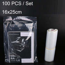 100 PCS / Set PE Clothing Packaging Bag Transparent Self-Stick Bag Jewelry Plast - £3.15 GBP