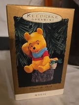1993 Hallmark Keepsake Christmas Ornament Magic Winnie The Pooh Hear Poo... - $9.41