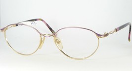 Flair Mod 252 Col 725 Gold Lavender Eyeglasses Glasses Frame 55-19-130mm (Notes) - £44.63 GBP