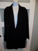 J. Jill Black Ponte Stretch Knit Unstructured One Button Jacket/Blazer S... - $1,345.97 MXN