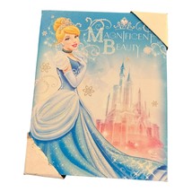 Disney Cinderella Cindy Tiara Artissimo Wrapped Canvas Wall Art 6.5&quot; X 8.5&quot; NEW - £7.11 GBP