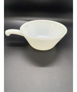 Vtg White Fire King Beehive Soup Bowl With Handle Ovenware 1950s Made In... - €6,63 EUR