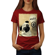 Wellcoda Puppy Pug Cute Funny Womens T-shirt, Polka Casual Design Printed Tee - £14.82 GBP+