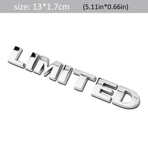 DSY 1Pcs 3D  LIMITED  Side Fender Rear Trunk Emblem  Sticker Decals for  Wrangle - £58.95 GBP
