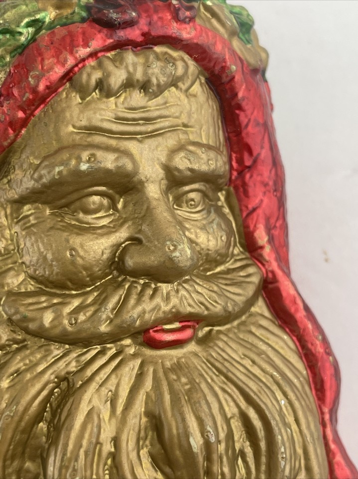 A Holiday Tradition Christmas Ornament Santa Face Hand Painted Item image 3
