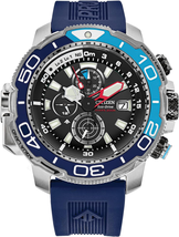 Citizen Men&#39;s Promaster Sea Aqualand Eco-Drive Watch Chronograph Time Power Res. - £634.75 GBP