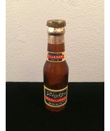 Vintage Blatz Beer 4 1/2&quot; souvenir glass bottle with original foil and l... - $17.00