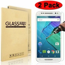 2-Pack Tempered Glass Screen Protector for Motorola Moto X Pure Edition/... - £10.15 GBP