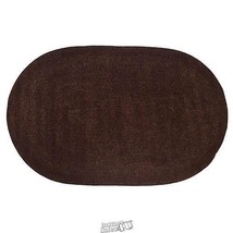 Reversible Chenille Braided Rug 22"x40"-Chestnut Slip Resistant Indoor Outdoor - £37.71 GBP