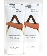 2 Almay 1 oz Deep Like Me 500 Fonce/Dark Blend Color Smart Shade Anti Ag... - $380.59 MXN
