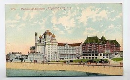 Marlborough Blenheim Hotel Postcard Atlantic City New Jersey 1900s - £9.34 GBP