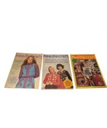 Lot of 3 Good Housekeeping Needlecraft Magazines Vintage 1970&#39;s Patterns - £10.91 GBP