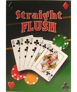 Straight Flush Cards Card Game Casino Gambling Metal Sign - £11.76 GBP