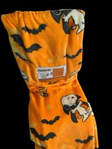 PEANUTS Snoopy Woodstock Plush Soft Fleece Throw HAPPY HALLOWEEN 50X70 - $31.68