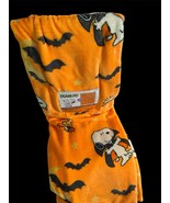 PEANUTS Snoopy Woodstock Plush Soft Fleece Throw HAPPY HALLOWEEN 50X70 - $44.45 CAD