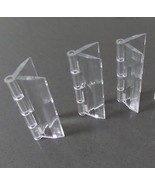 Pack of 3 Transparent Clear Plastic Acrylic 64mm Continuous Piano Hinge ... - £10.45 GBP