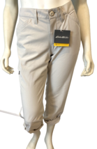 Eddie Bauer Adventure Rollup Pants Women&#39;s 6 Putty NWT - $15.19