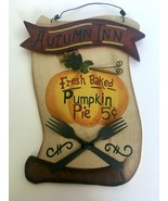 Autumn Inn Wall Hanging Kitchen Decor Fresh Baked Pie Sign Baker Fall Fo... - £15.79 GBP