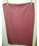 New York &amp; Company Stretch Pencil Skirt, Maroon/Red, Size 12 - $17.76 CAD