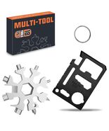 18 in 1 Silver Snowflake Multitool &amp; 20 in 1 Black Credit Card Multitool... - $79.00 MXN