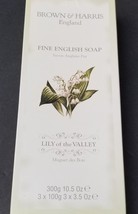 Brown &amp; Harris Fine English Soap Lily of the Valley - £18.93 GBP
