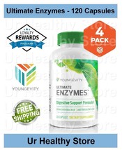 Ultimate Enzymes 120 Capsules (4 PACK) Youngevity **LOYALTY REWARDS** - £82.52 GBP