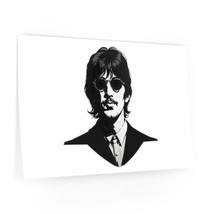 Edgy Ringo Starr Wall Decal | Premium 100% Polyester | Reusable | Black ... - £25.46 GBP+