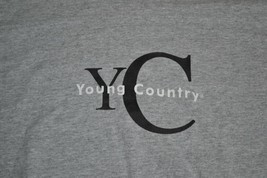 Vintage 90s Young Country Yc (Calvin Klein Style Ck) Music Shirt M Made In Usa - £5.41 GBP