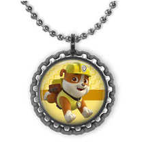 Paw Patrol RUBBLE 3D Bottle Cap Necklace | Gift for Kids - $4.95