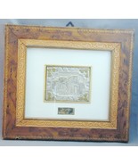 Framed Vintage Argenti Silver Wall Plaque Streer Scene Estate Piece - €52,11 EUR
