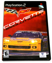 PS2 GAME CORVETTE EVOLUTION GT E RATED WITH ORIGINAL DISC MANUAL &amp; CASE - £2.65 GBP