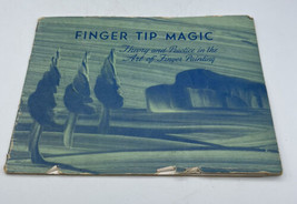 Painting Art Finger Tip Magic Finger Painting Milton Bradley Instruction 1946 - £8.97 GBP