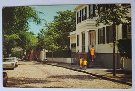 Postcard Nantucket Island Massachusetts Main Street Historic House - £5.12 GBP