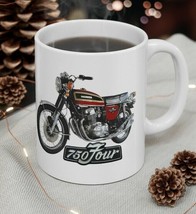 CB750 Four 1972  MOTORCYCLE COFFEE MUG Inspired Classic Honda - £11.39 GBP