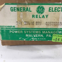 General Electric 391-33416-RR1 Relay 0257A9680G0002 366A925G2 - £55.46 GBP