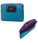 Teal ChromeBook or MacBook Air Laptop Sleeves 11” Knomo London Quilted - $22.80 CAD
