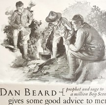 1925 Cream Of Wheat Boy Scouts Dan Beard Brewer Art Advertisement Cereal... - $49.99