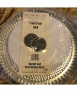 NEW The Pampered Chef Flan Pan Set 2 Metal Baking Pans #1700 Recipe Inst... - $20.37 CAD