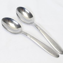 International Creation I Serving Spoons 8 1/4&quot; Stainless Lot of 2 - £24.97 GBP