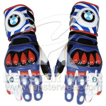 BMW MOTORAD Motorbike Biker Racing Ducati Leather Gloves In All Sizes Men&#39;s - £56.08 GBP+