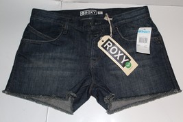 Roxy The Drifter Anti Fit Cutoff Denim Shorts Size 0 Brand New - £17.43 GBP