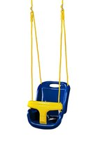 Gorilla Playsets 04-0032-B High Back Plastic Infant Swing with Yellow T ... - $39.97