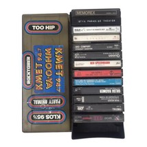 Cassette Case Stickers 10 Tapes Soft Rock REO Speedwagon Styx Etc. Vintage 1980s - £22.18 GBP