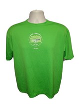 2012 NYRR NYC Half Run The City Central Park Womens Large Green Jersey - £14.22 GBP